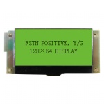 128x64 Graphic FSTN Positive mode monochrome lcd display module for consumer electronics
