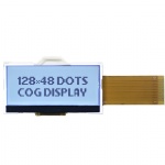 128x48 custom size lcd FPC connector for electric toothbrush